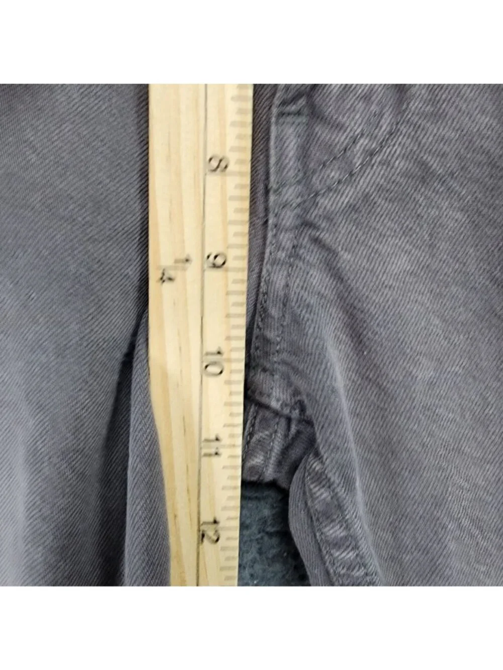 Levis Jeans Mens 34x32 Gray 514 Cotton Denim Regular Fit Straight Leg *Read*